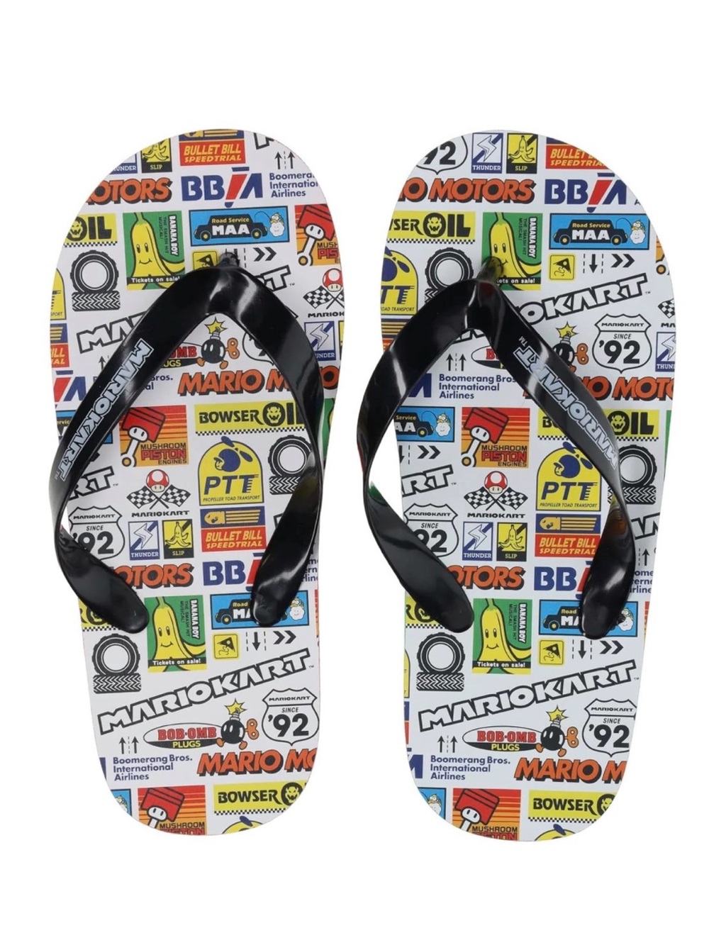Super Mario Nintendo Mario Kart Beach Flip-flop Sandals